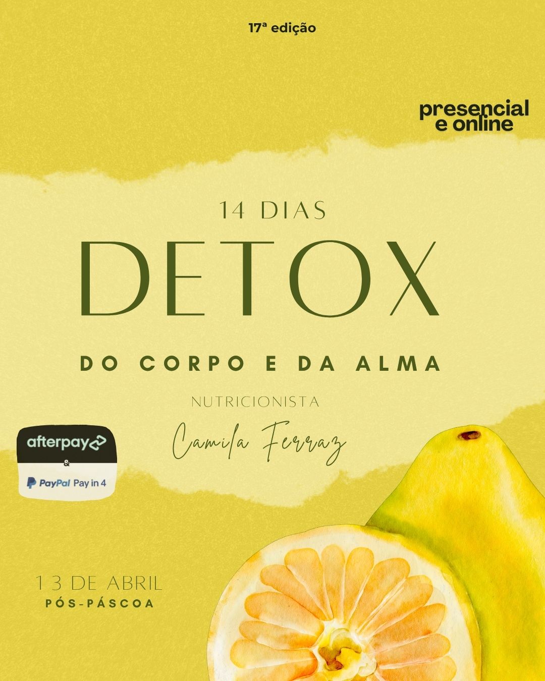 Detox Corpo & Alma - 14 dias | Detox de Outono (17ª EDIÇÃO)