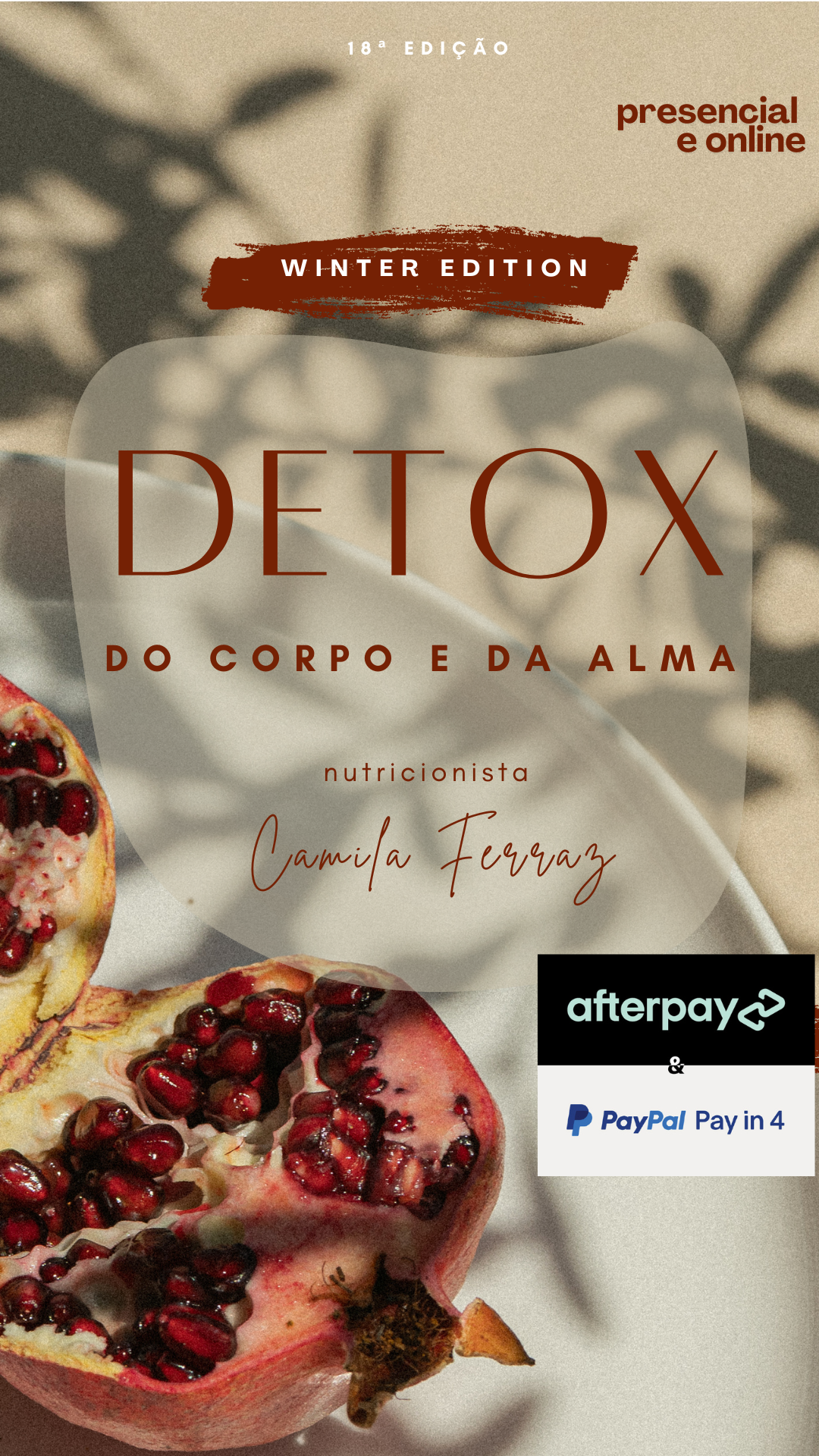 Detox Corpo & Alma - 14 dias | Detox de Inverno (18ª EDIÇÃO)